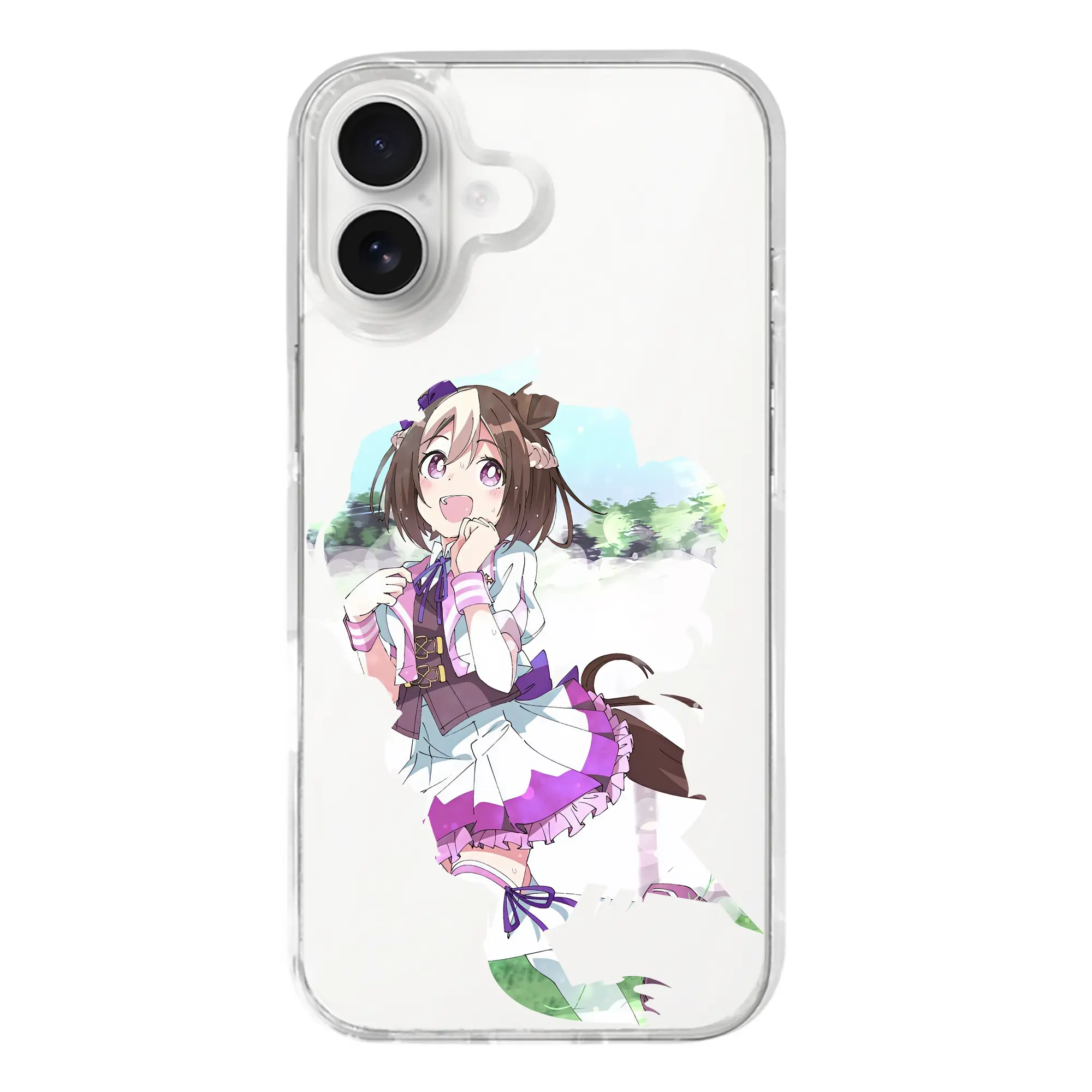 ウマ娘 プリティーダービー グッズ スペシャルウィーク - iPhone 17シリーズ 透明スマホケース – 薄型・耐衝撃・精密フィット保護カバー